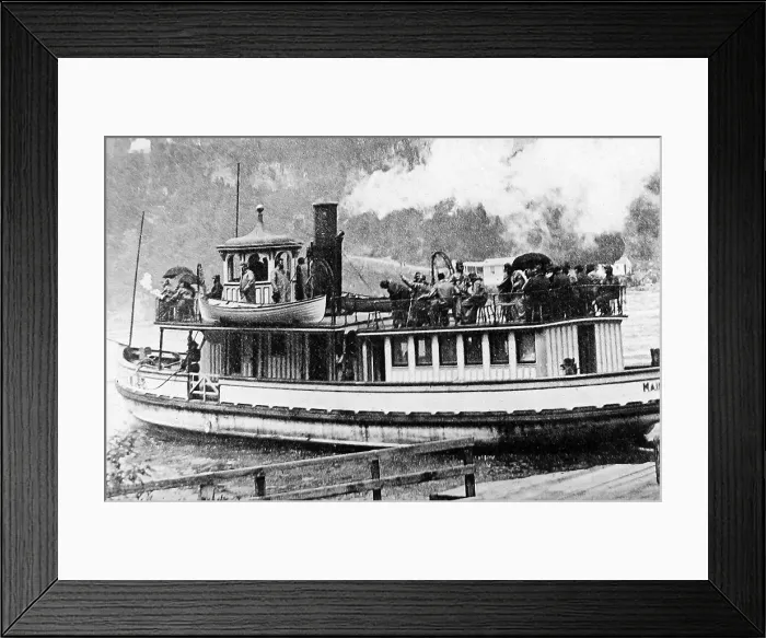 Framed Print : Niagara Falls - Maid of the Mist - pre-1900 Framed Print : Niagara Falls - Maid of the Mist - pre-1900