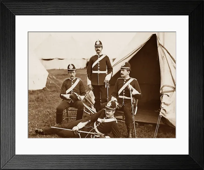 Framed Print : British Army Volunteers Camp at Harrogate Framed Print : British Army Volunteers Camp at Harrogate