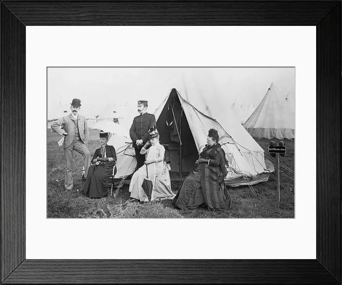 Framed Print : Harrogate - Volunteers Battalion Camp - Lieutenant Framed Print : Harrogate - Volunteers Battalion Camp - Lieutenant