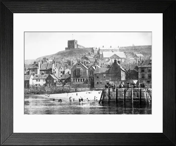 Framed Print : Whitby and Abbey Framed Print : Whitby and Abbey