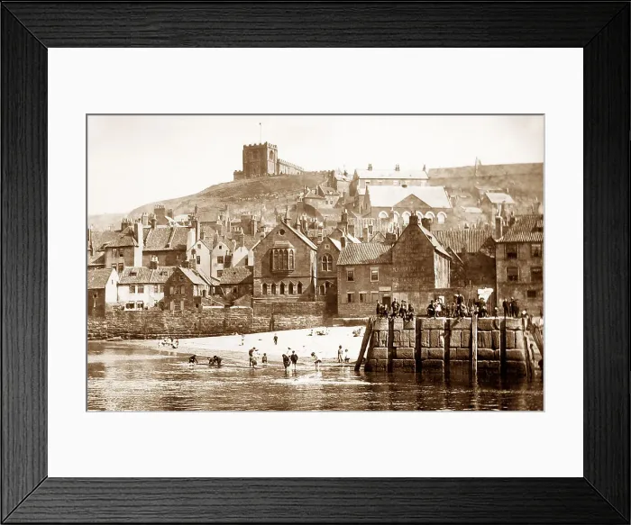 Framed Print : Whitby Victorian period Framed Print : Whitby Victorian period