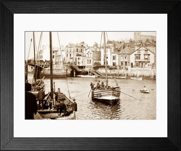Framed Print : Whitby fishermen Framed Print : Whitby fishermen