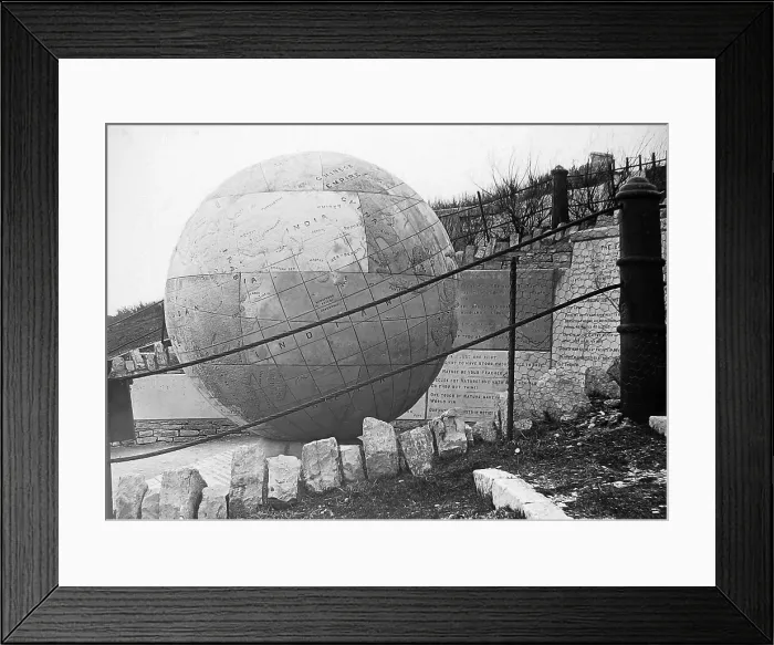 Framed Print : Swanage Globe Victorian period Framed Print : Swanage Globe Victorian period