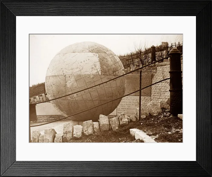 Framed Print : The Swanage Globe