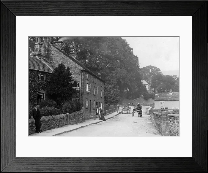 Framed Print : Hathersage Victorian period Framed Print : Hathersage Victorian period