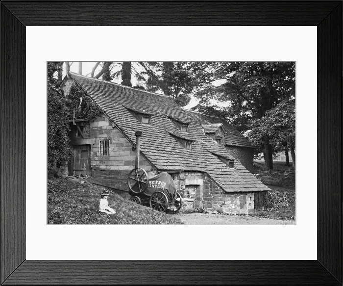 Framed Print : Alderley Old Mill Victorian period Framed Print : Alderley Old Mill Victorian period