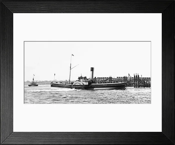 Framed Print : The Isaac Wilson paddle steamer on the River Tees Framed Print : The Isaac Wilson paddle steamer on the River Tees