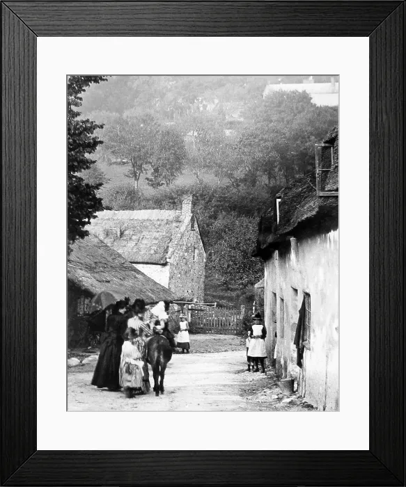 Framed Print : Branscombe probably taken in 1888 Framed Print : Branscombe probably taken in 1888