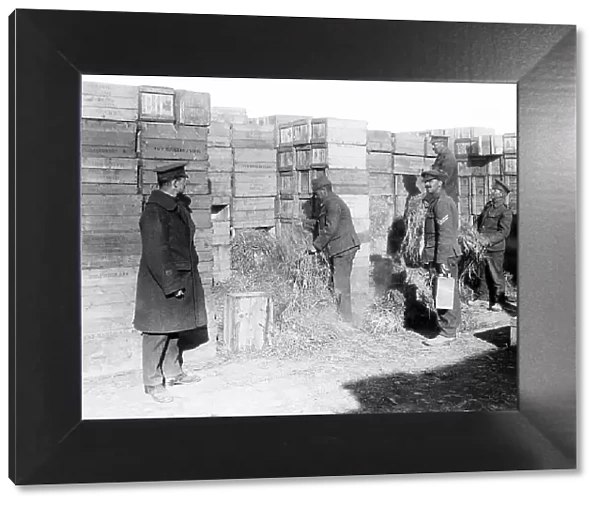 WW1 Gallipoli British soldiers preparing to evacuate