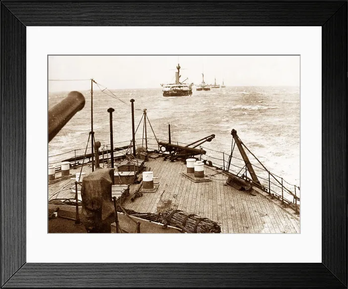 Framed Print : WW1 Warships patrolling in the North Sea 1914 - 1918 Framed Print : WW1 Warships patrolling in the North Sea 1914 - 1918