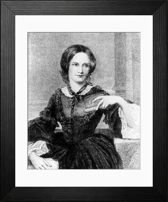 Framed Print : Charlotte Bronte Victorian period Framed Print : Charlotte Bronte Victorian period