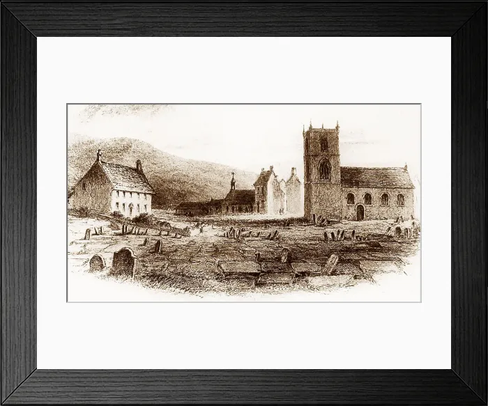 Framed Print : Haworth in 1857 Framed Print : Haworth in 1857
