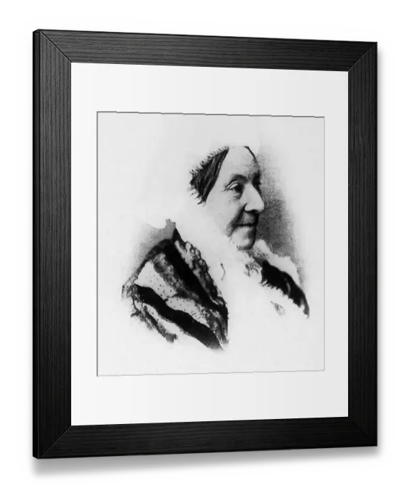 Framed Print : Photo of Madame Heger taken on 3rd September 1886 Framed Print : Photo of Madame Heger taken on 3rd September 1886