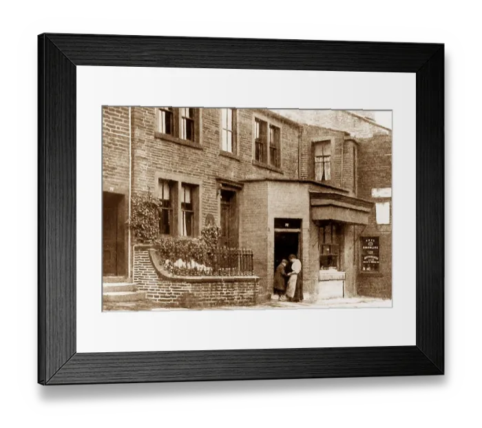 Framed Print : Thornton Vicarage near Bradford Victorian period