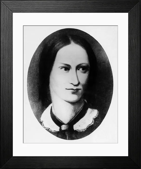 Framed Print : Charlotte Bronte Victorian period Framed Print : Charlotte Bronte Victorian period