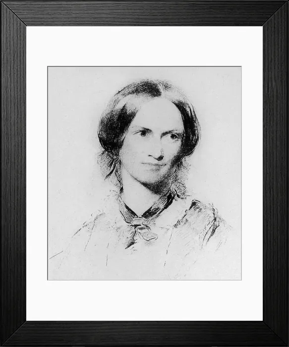 Framed Print : Charlotte Bronte Victorian period Framed Print : Charlotte Bronte Victorian period