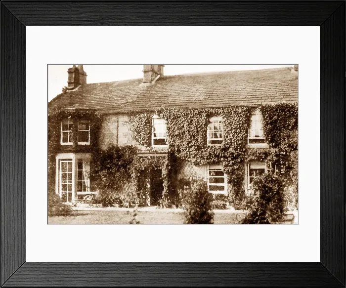 Framed Print : Hathersage Vicarage Victorian period Framed Print : Hathersage Vicarage Victorian period