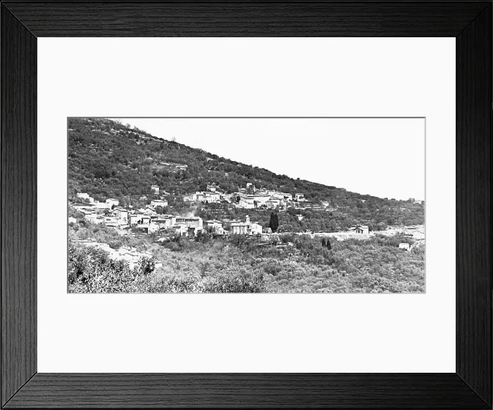 Framed Print : Magagnosc France pre-1900 Framed Print : Magagnosc France pre-1900