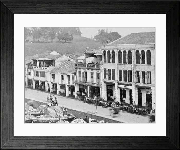 Framed Print : Singapore Victorian period