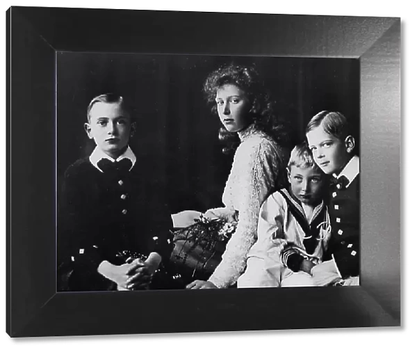 King George V children, Henry, Mary, John and George