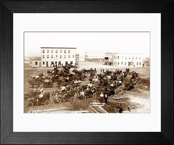 Framed Print : Land prospectors, Newfoundland, Canada Framed Print : Land prospectors, Newfoundland, Canada