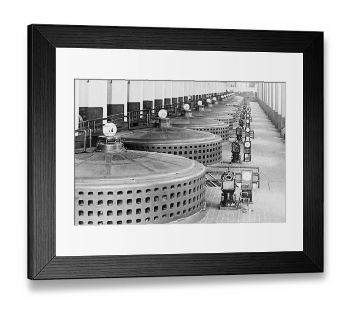 Framed Print : Keokuk power plant Iowa USA early 1900s Framed Print : Keokuk power plant Iowa USA early 1900s