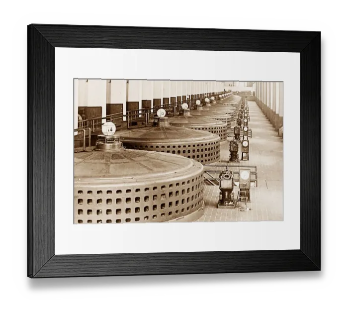Framed Print : Keokuk power plant Iowa USA early 1900s Framed Print : Keokuk power plant Iowa USA early 1900s