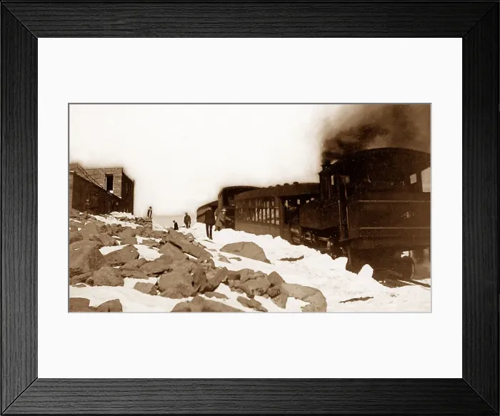 Framed Print : Pike's Peak Colorado USA early 1900s Framed Print : Pike's Peak Colorado USA early 1900s
