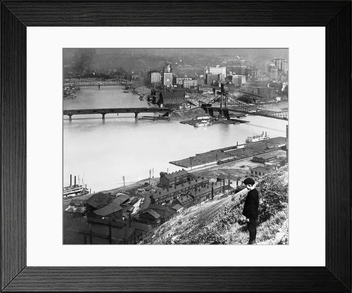 Framed Print : Confluence of the Allegheny and Monongahela Rivers Framed Print : Confluence of the Allegheny and Monongahela Rivers