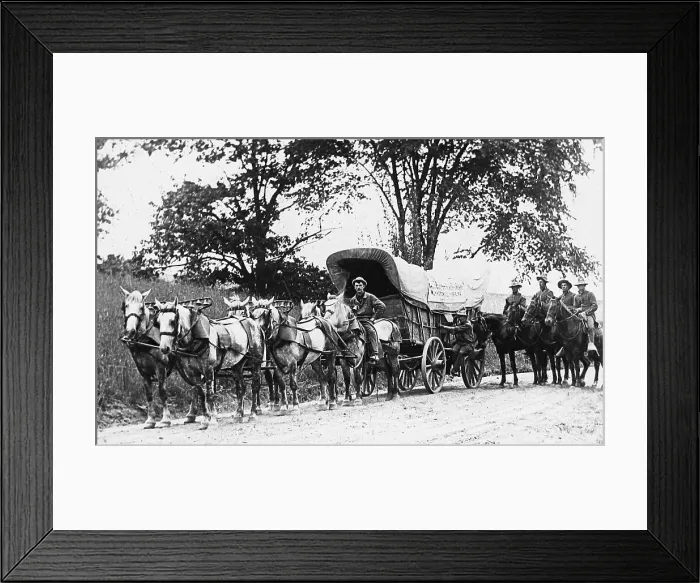 Framed Print : Ammunition wagon on its way to Admiral Ferry, Lake Erie, USA Framed Print : Ammunition wagon on its way to Admiral Ferry, Lake Erie, USA