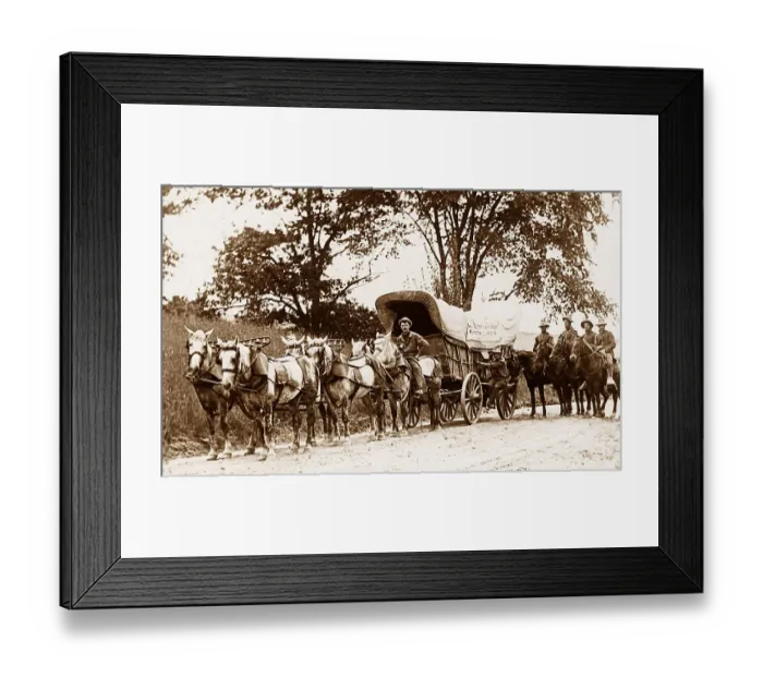 Framed Print : Ammunition wagon on its way to Admiral Ferry, Lake Erie, USA Framed Print : Ammunition wagon on its way to Admiral Ferry, Lake Erie, USA