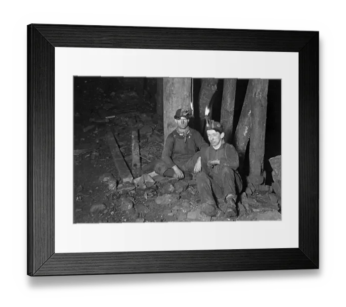 Framed Print : Coal miners Scranton Pennsylvania USA early 1900s Framed Print : Coal miners Scranton Pennsylvania USA early 1900s