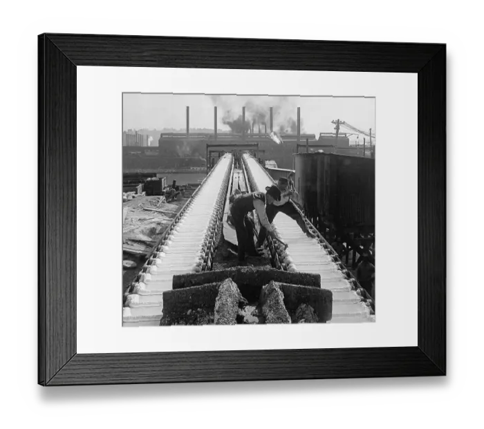 Framed Print : Pig iron machine at steelworls Pittsburg Pennsylvania USA Framed Print : Pig iron machine at steelworls Pittsburg Pennsylvania USA