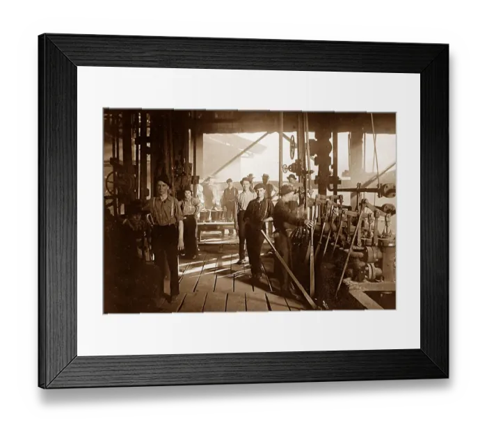 Framed Print : Steelworks Pittsburg Pennsylvania USA early 1900s Framed Print : Steelworks Pittsburg Pennsylvania USA early 1900s