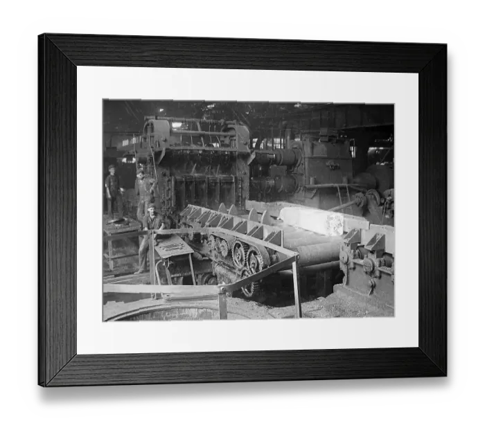 Framed Print : A blooming mill Pittsburg Pennsylvania USA early 1900s Framed Print : A blooming mill Pittsburg Pennsylvania USA early 1900s
