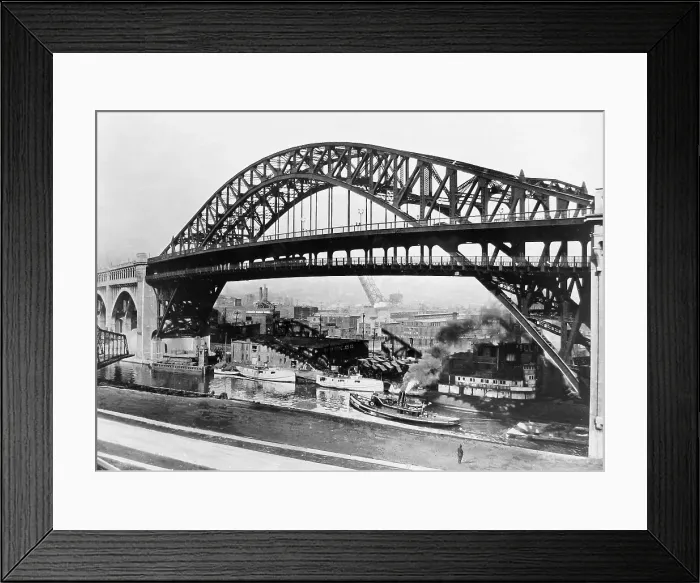 Framed Print : Detroit-Superior Bride Cleveland USA early 1900s Framed Print : Detroit-Superior Bride Cleveland USA early 1900s