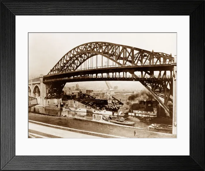 Framed Print : Detroit-Superior Bride Cleveland USA early 1900s Framed Print : Detroit-Superior Bride Cleveland USA early 1900s