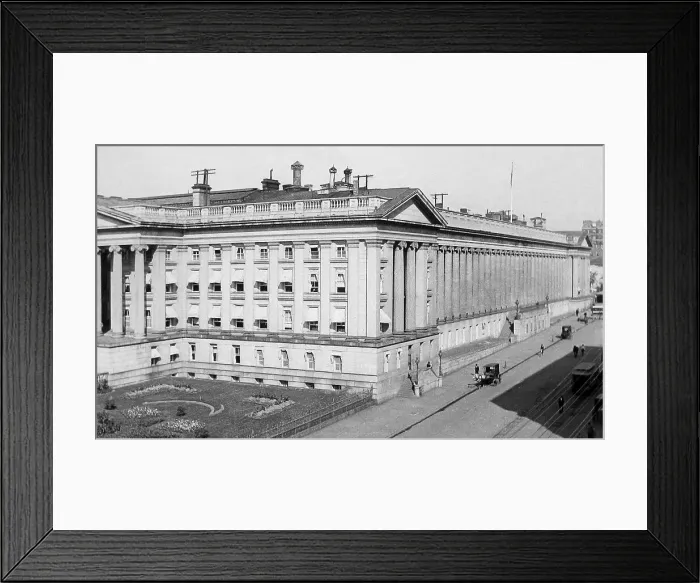 Framed Print : United States Treasury Building Washington DC USA Framed Print : United States Treasury Building Washington DC USA
