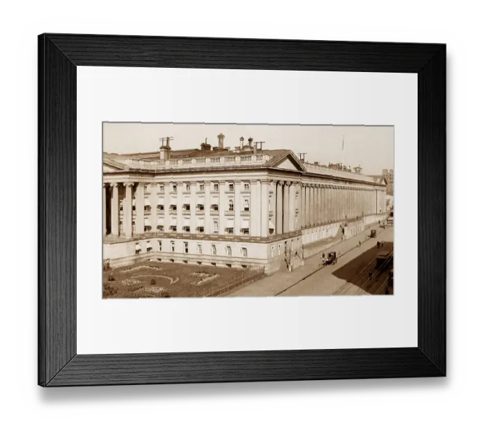 Framed Print : United States Treasury Building Washington DC USA Framed Print : United States Treasury Building Washington DC USA