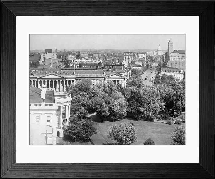 Framed Print : Washington DC USA early 1900s Framed Print : Washington DC USA early 1900s