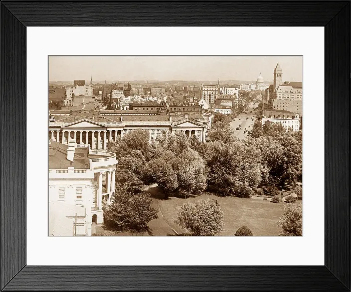Framed Print : Washington DC USA early 1900s Framed Print : Washington DC USA early 1900s