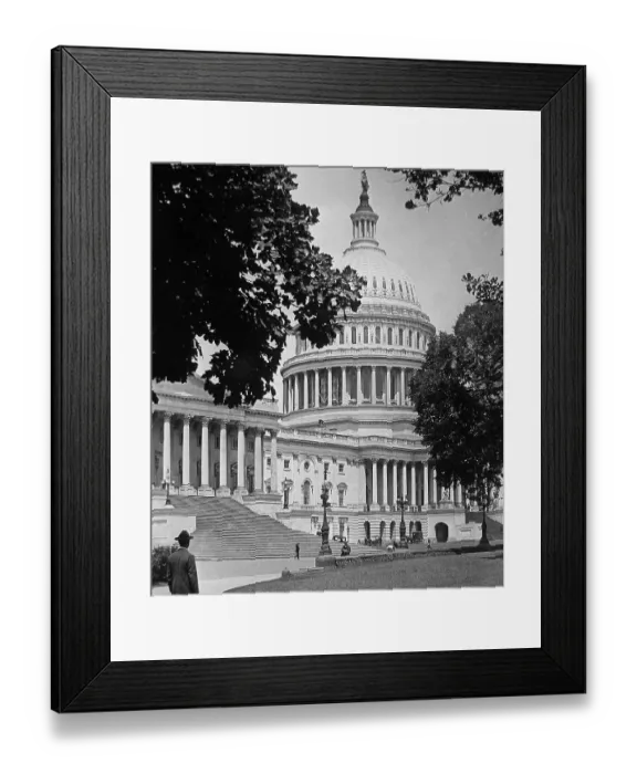 Framed Print : United States Capitol Washington DC USA early 1900s Framed Print : United States Capitol Washington DC USA early 1900s