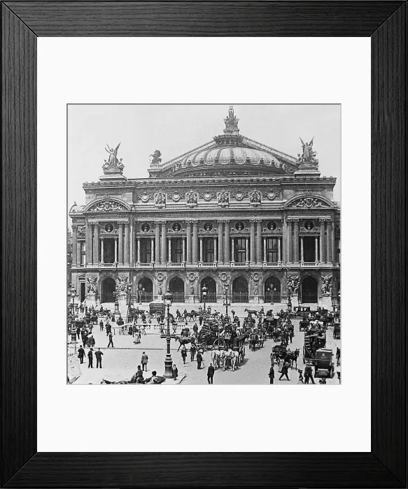 Framed Print : Paris Opera House France probably 1920s Framed Print : Paris Opera House France probably 1920s