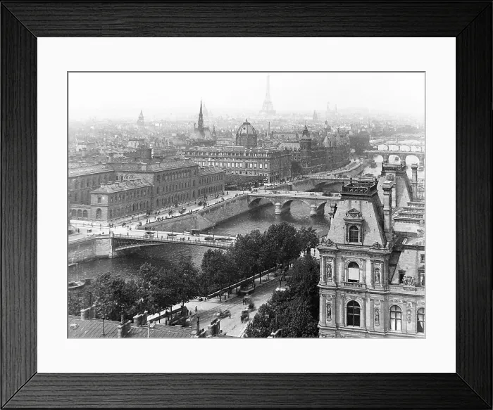 Framed Print : Panorama of Paris, France Framed Print : Panorama of Paris, France