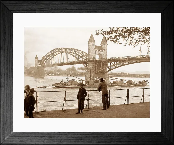 Framed Print : Bridge over the Rhine, Bonn, Germany Framed Print : Bridge over the Rhine, Bonn, Germany