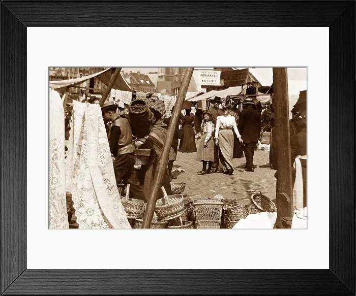 Framed Print : Cloth and Lace Market, Malines, Mechelen, Belgium Framed Print : Cloth and Lace Market, Malines, Mechelen, Belgium
