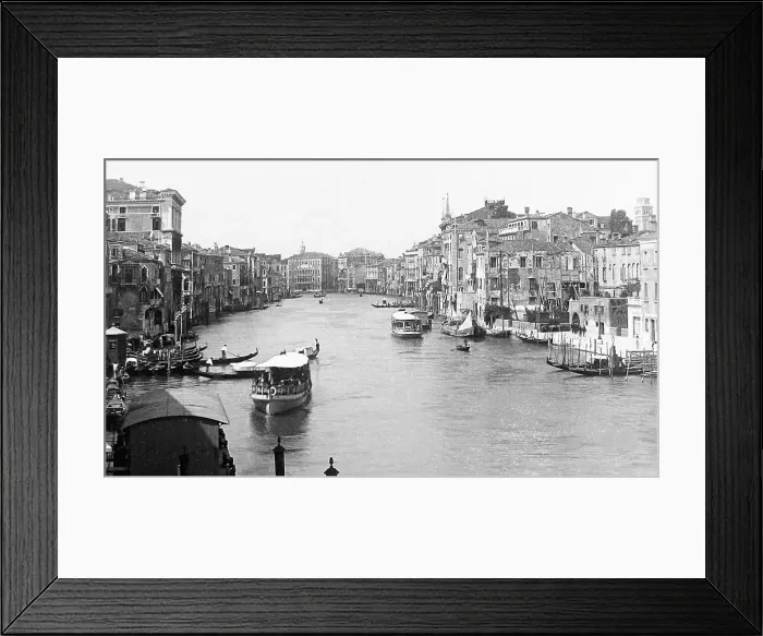 Framed Print : Grand Canal Venice Italy early 1900s Framed Print : Grand Canal Venice Italy early 1900s