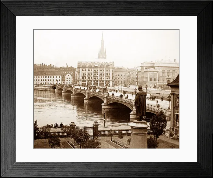 Framed Print : Vasa Bridge, Stockholm, Sweden Framed Print : Vasa Bridge, Stockholm, Sweden