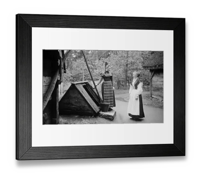 Framed Print : Dalecarlian girls Stockholm Sweden early 1900s Framed Print : Dalecarlian girls Stockholm Sweden early 1900s