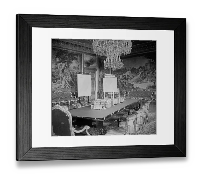 Framed Print : Council Room Royal Palace Stockholm Sweden early 1900s